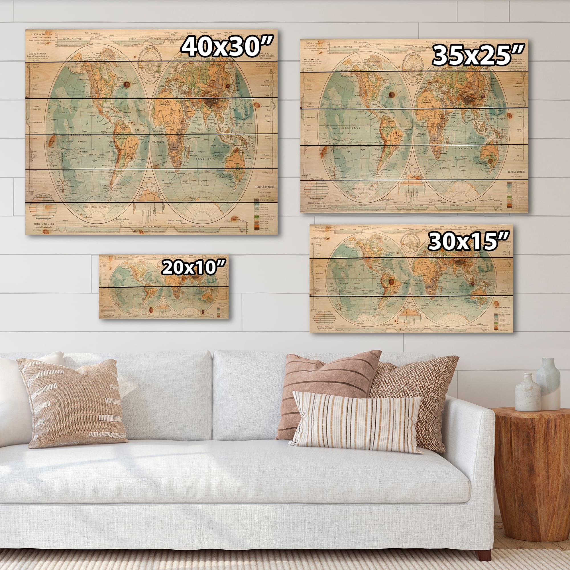 Designart - Ancient Map of The World II
